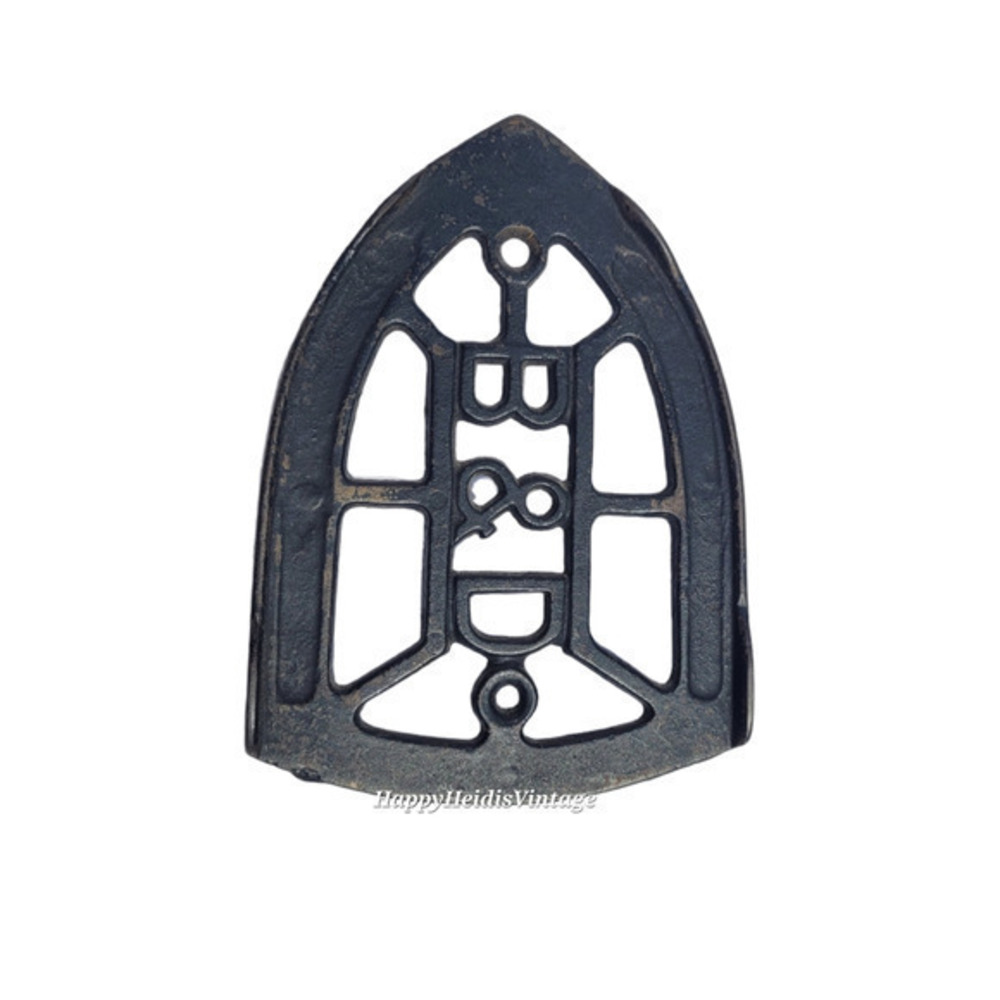 Antique B&D Raised Ironing Iron Trivet Pot stand Wall‎ Décor Kitchen Décor